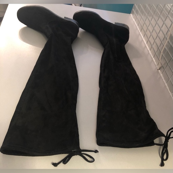 UNISA women's MAYZII over the knee boots (black fabric upper) - Picture 11 of 12